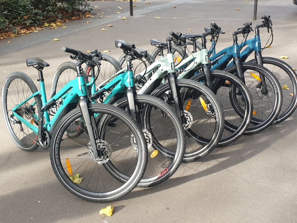 Une flotte de VAE Moustache d'occasion